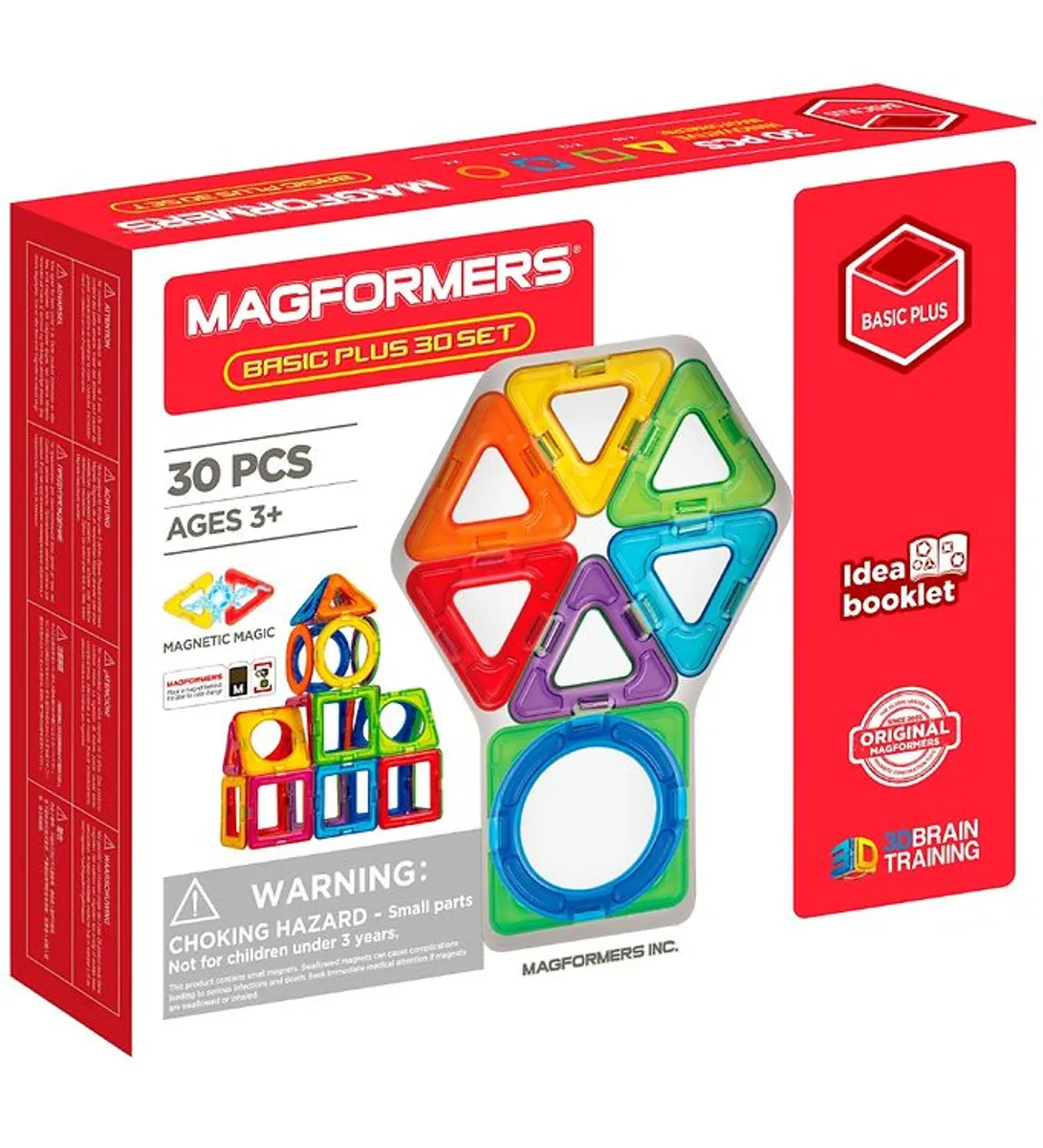 Magformers Basic Plus Sæt - 30 dele