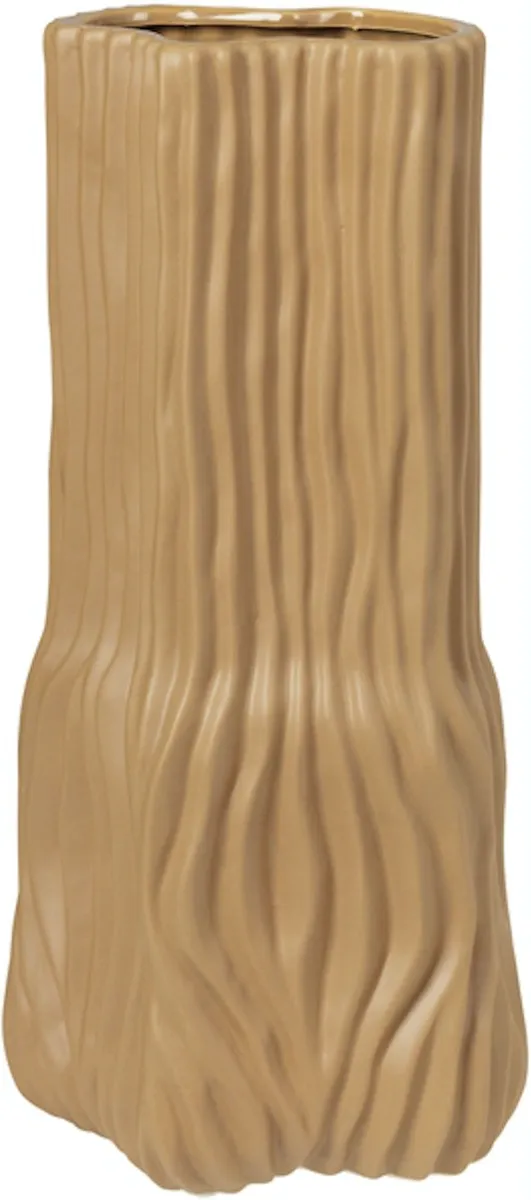 Magny, Vase, beige, H43x20,5x18,5 cm, stentøj