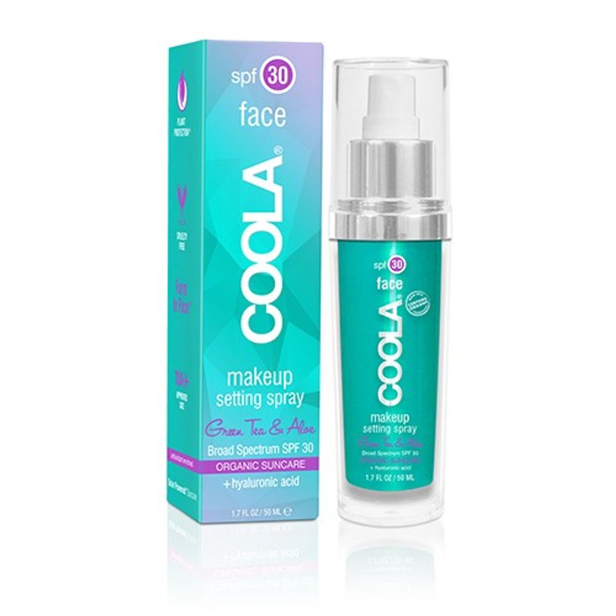 Make-up setting spray SPF 30 tea/aloe - 50 ml - Coola