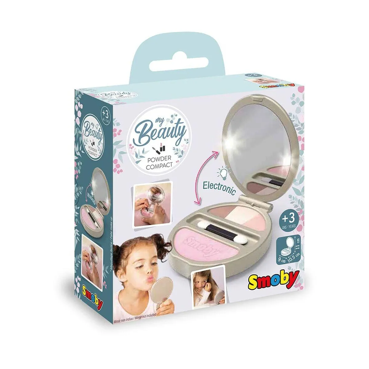 Makeup til Børn Smoby My Beauty Powder Compact Grå