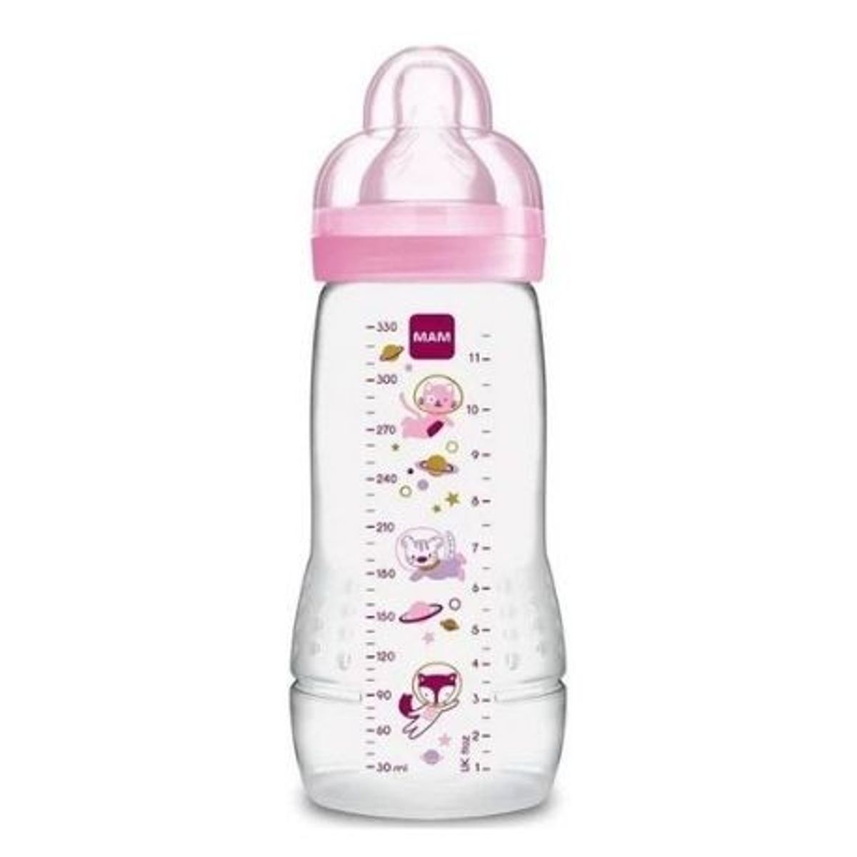 Mam, Easy Active Baby Bottle, 330 Ml., Pink