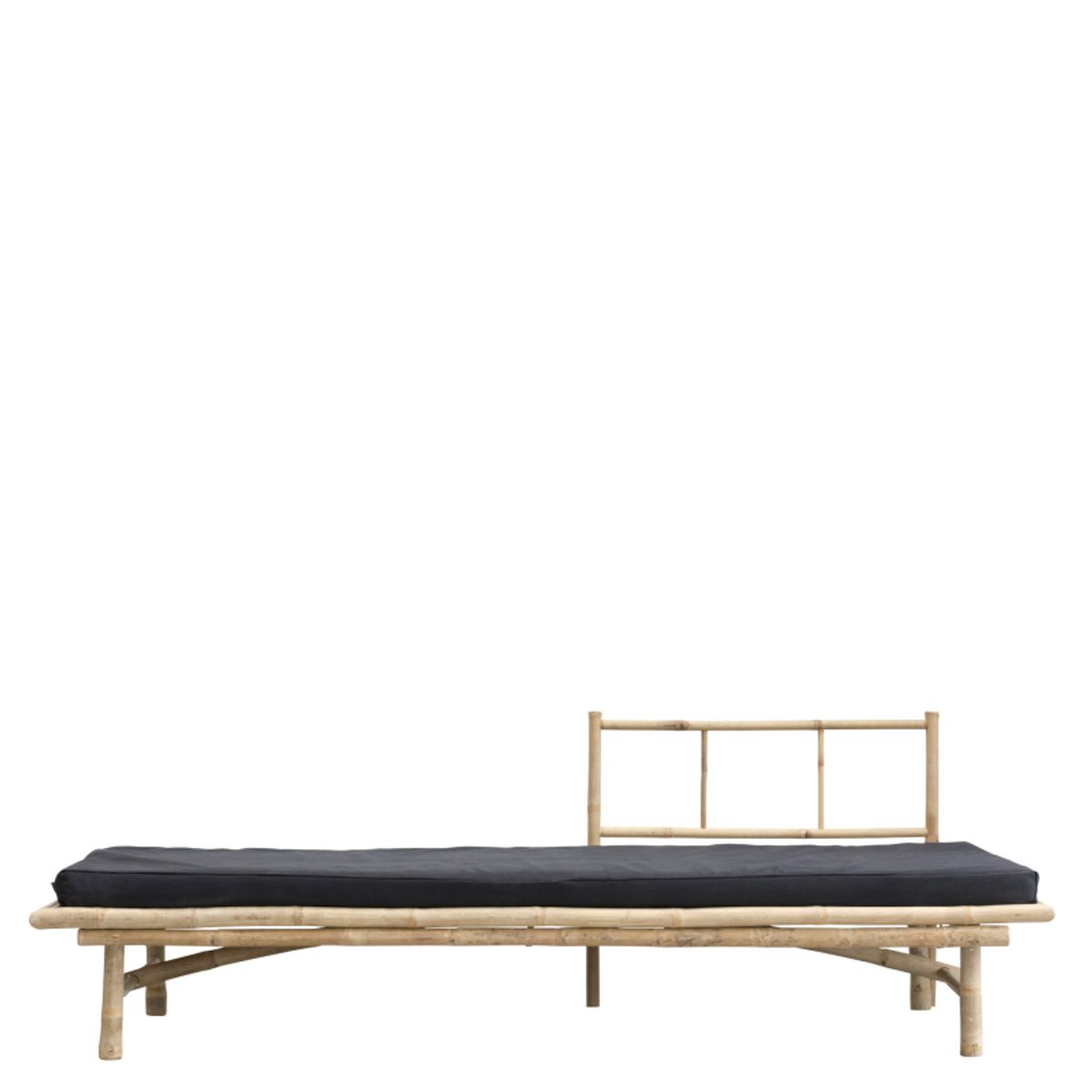 Mandisa daybed i bambus - 215 cm - sort