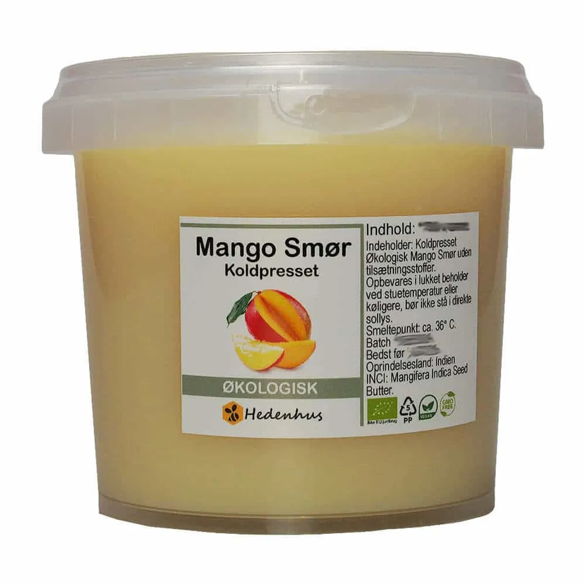 Mango smør - Økologisk - 2,5 kg