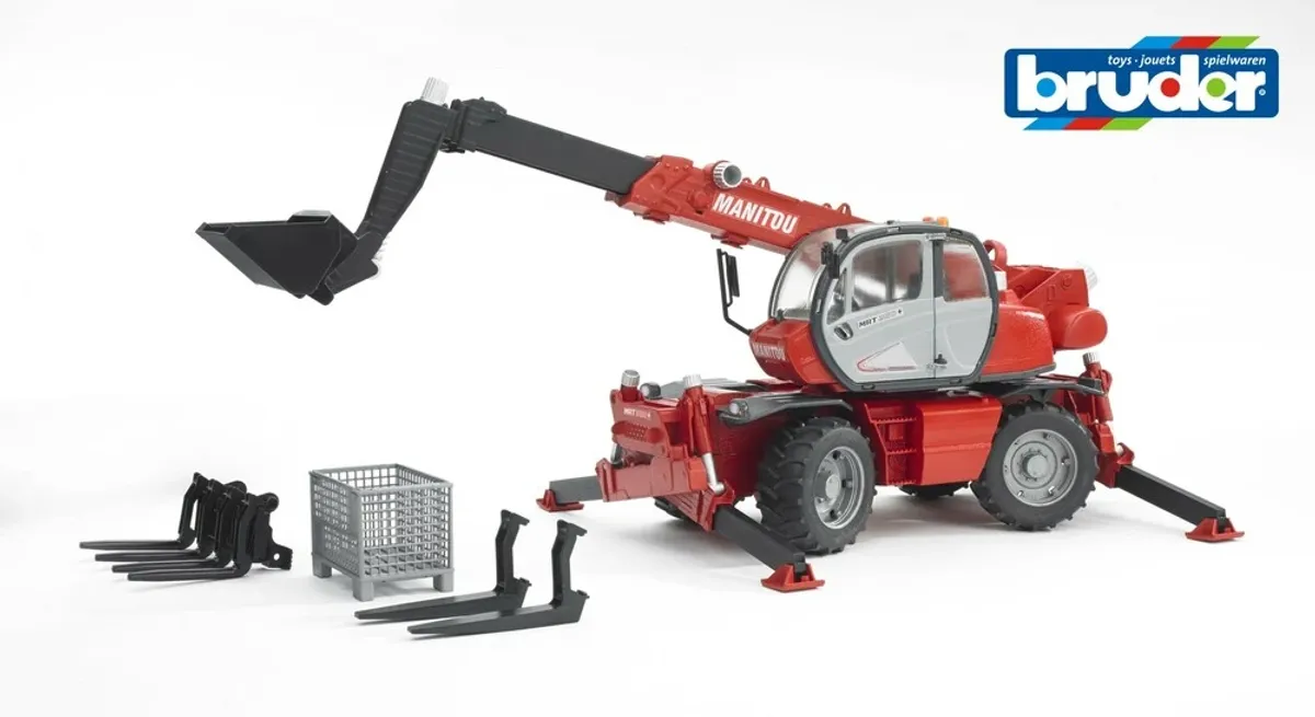 Manitou teleskop gaffeltruck MRT 2150 med tilbehør