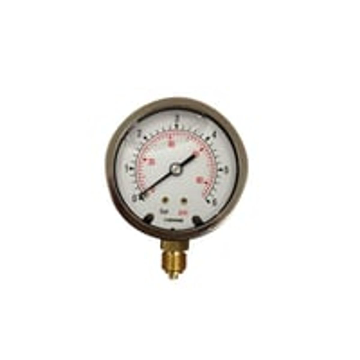 Manometer 0-6 kg 1/4''-63mm glycerinfyldt