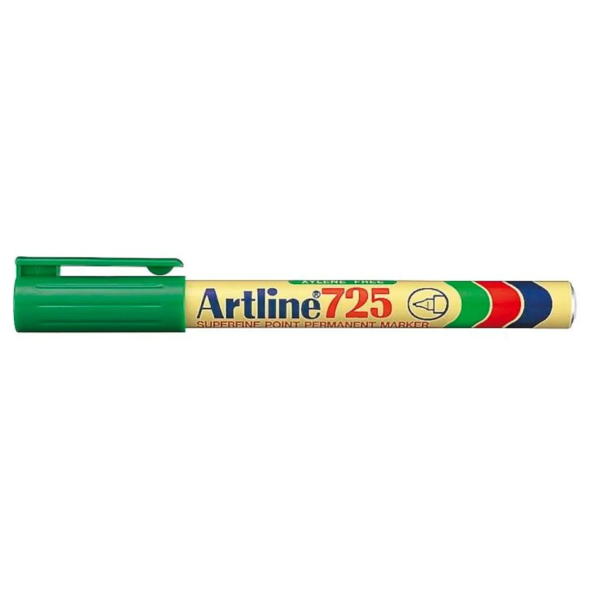 Marker Artline EK725, permanent 0,4mm, grøn