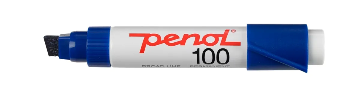 Marker Penol 100 3-10mm blå permanent