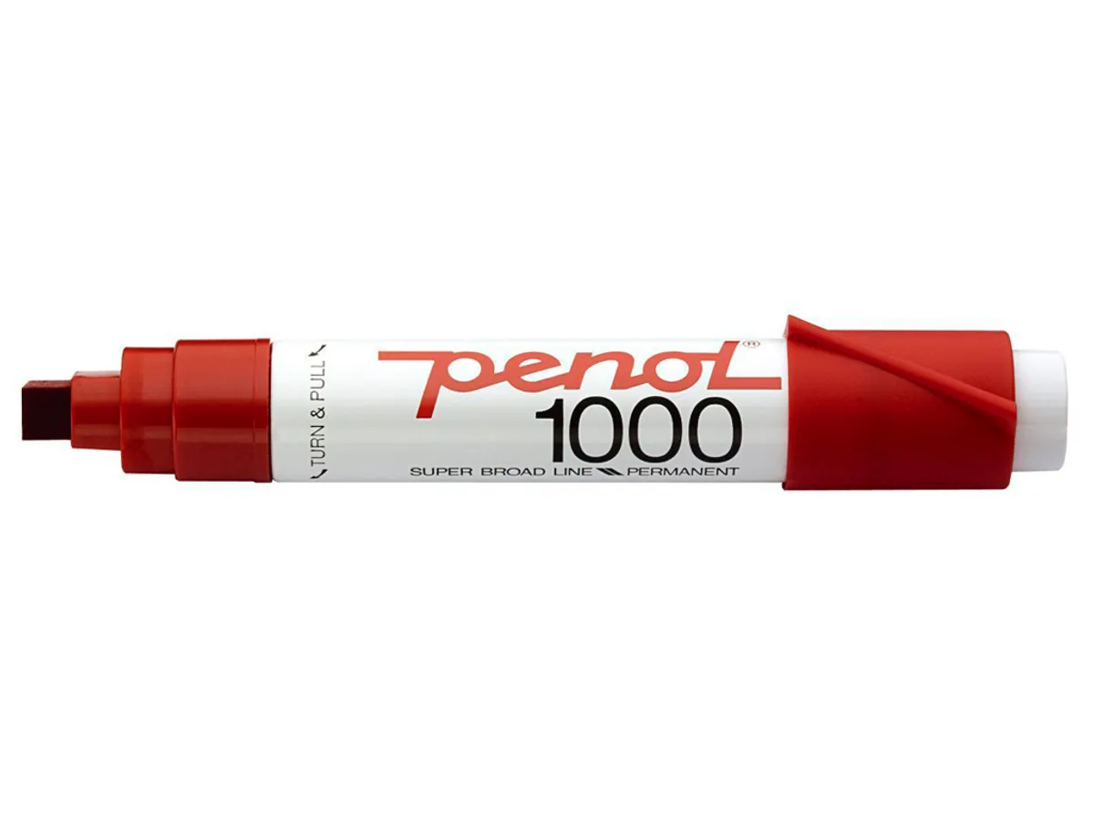 Marker Penol 1000 rød