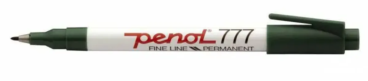 Marker Penol 777 1,0mm grøn permanent