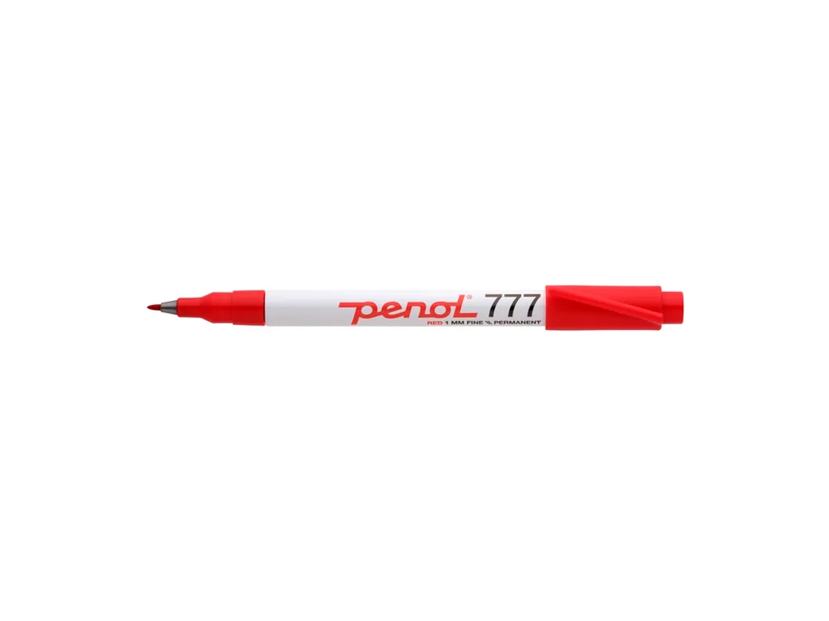 Marker Penol 777 1,0mm rød permanent