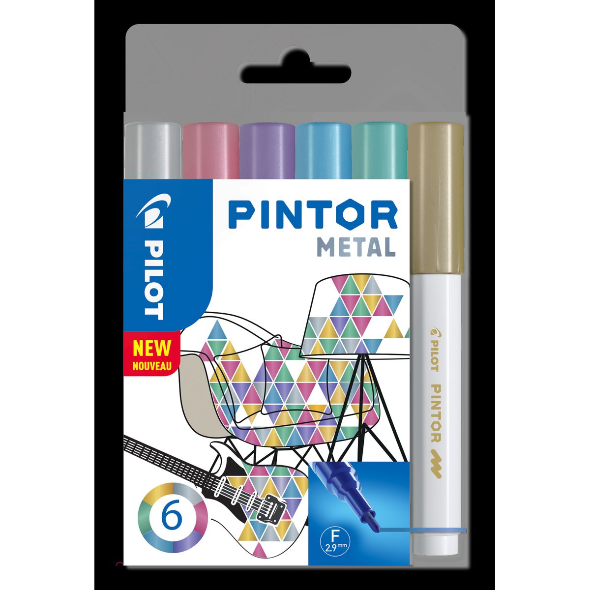 Marker Pintor Fine Metal Mix 1,0ass (6)