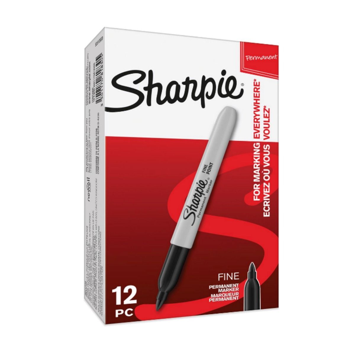 Marker Sharpie Fine 1,0mm sort