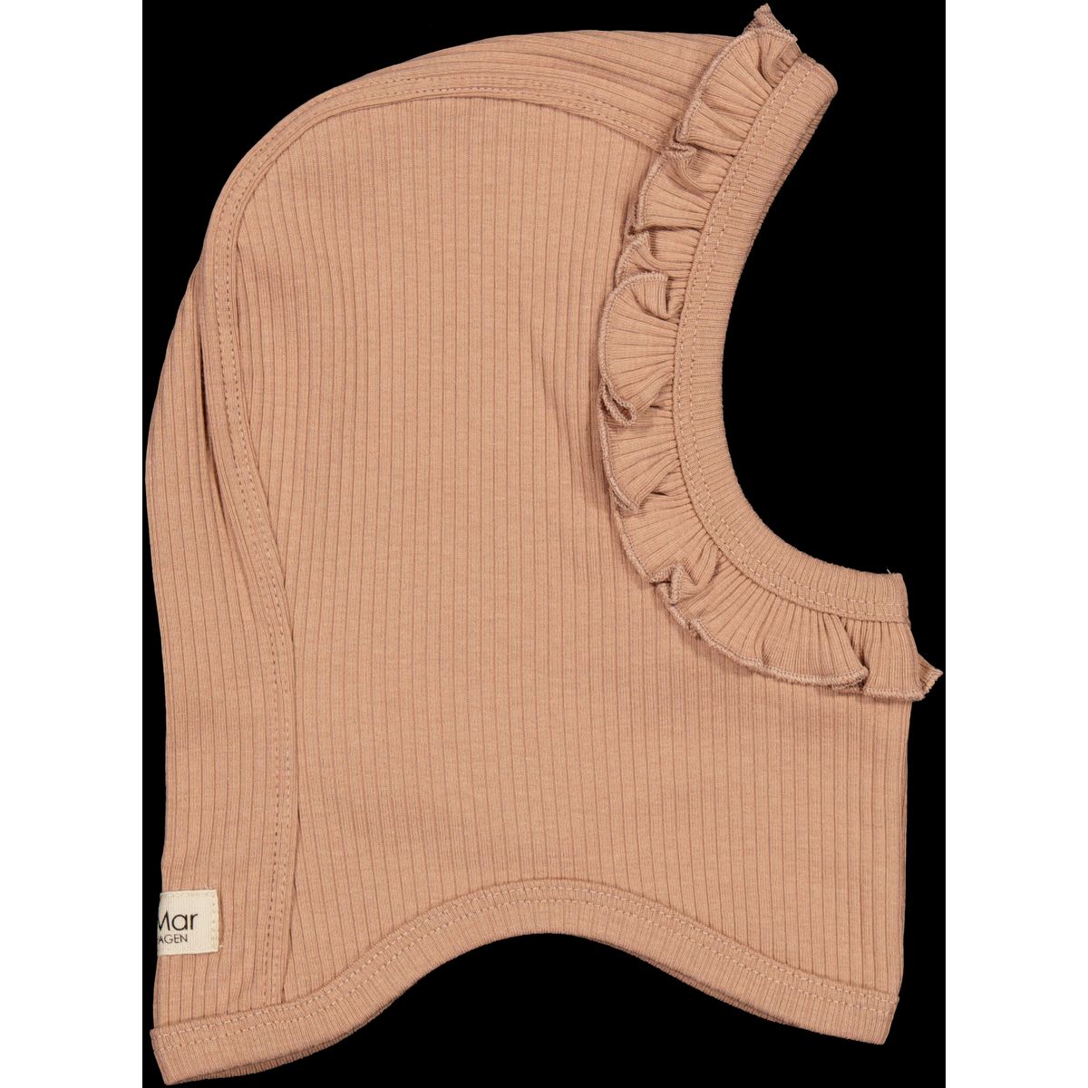 MarMar Balaclava Frill Elefanthue - Rose Brown - 62 cm / 4 mdr.