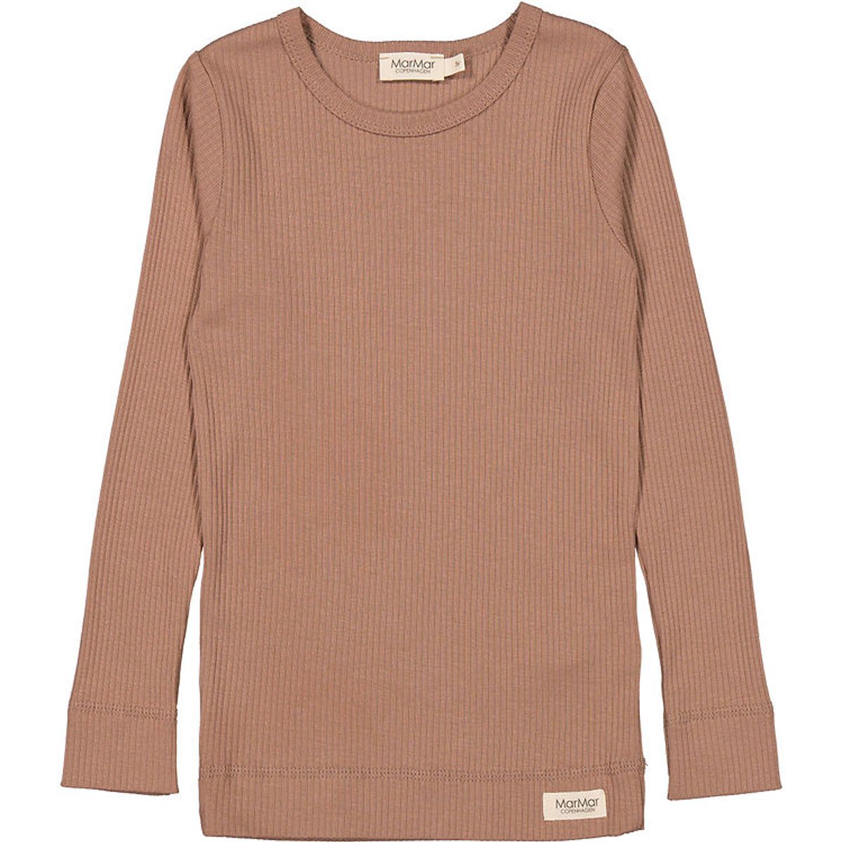 MarMar Bluse - Rib - Modal - Powder Taupe