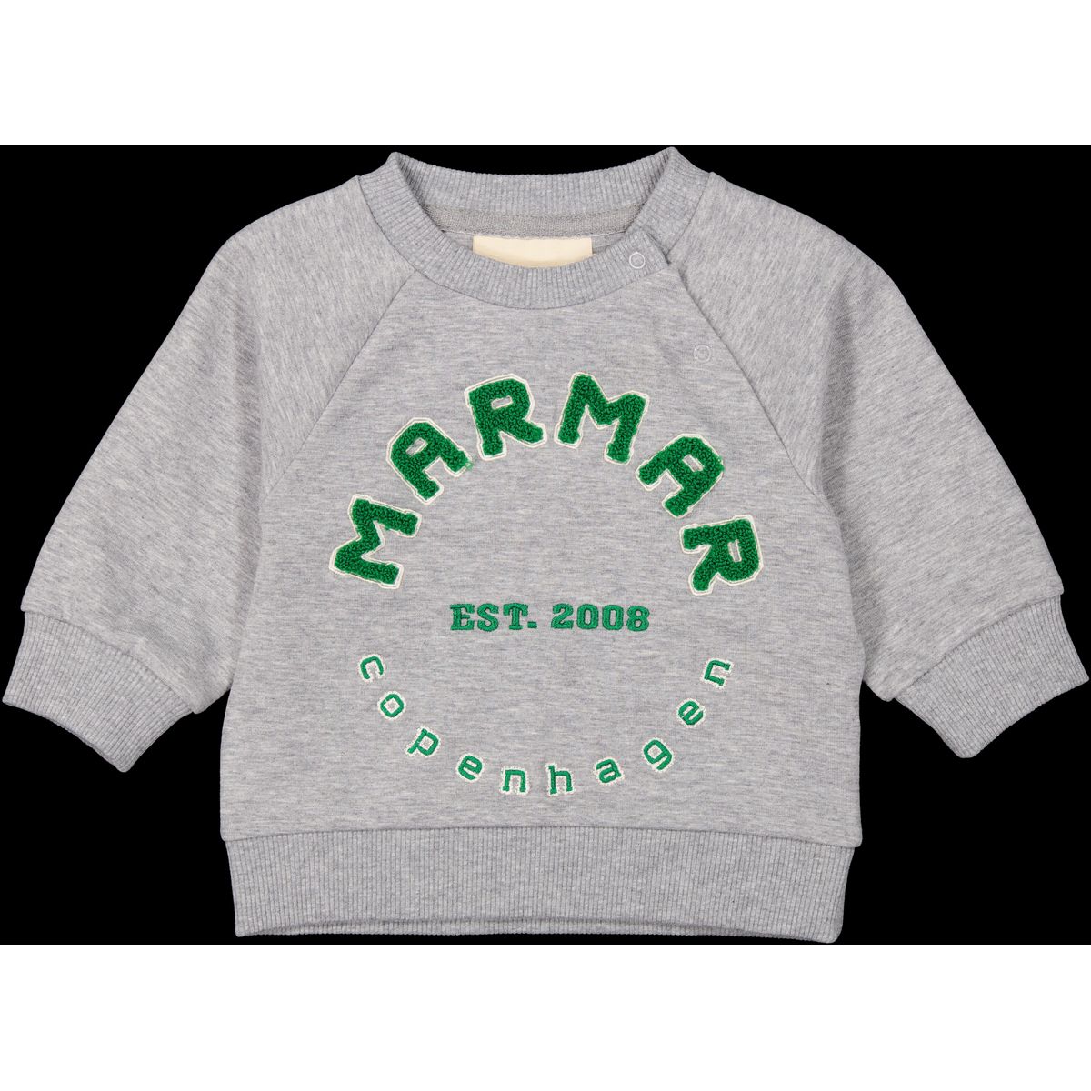 MarMar Theos Sweat Shirt - Green Logo - 62 cm / 4 mdr.