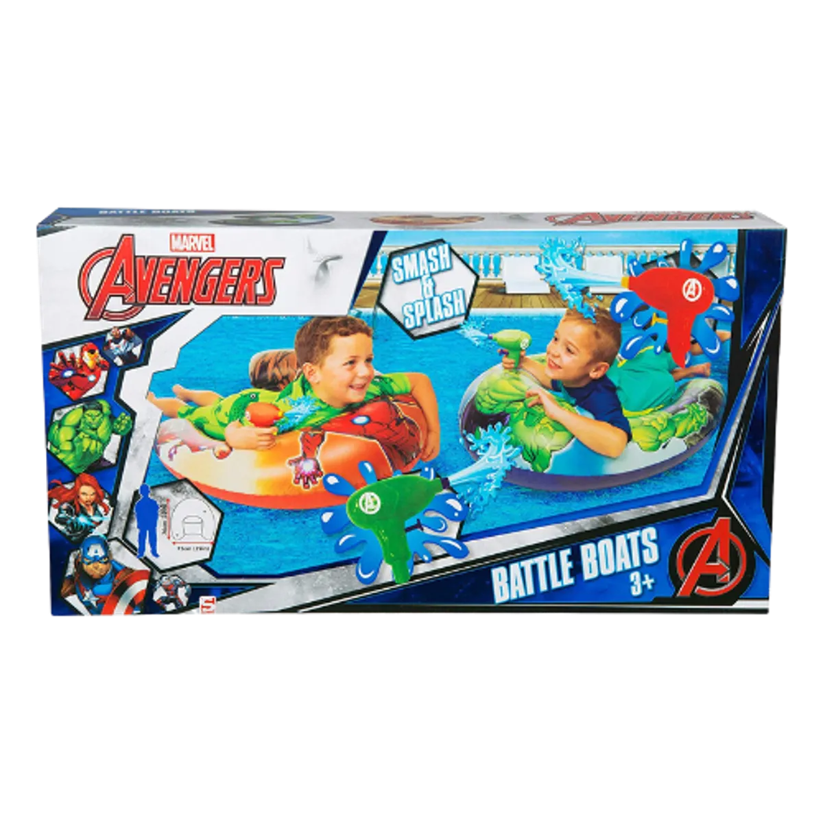 Marvel Avengers Battle Boats Badering sæt 3+