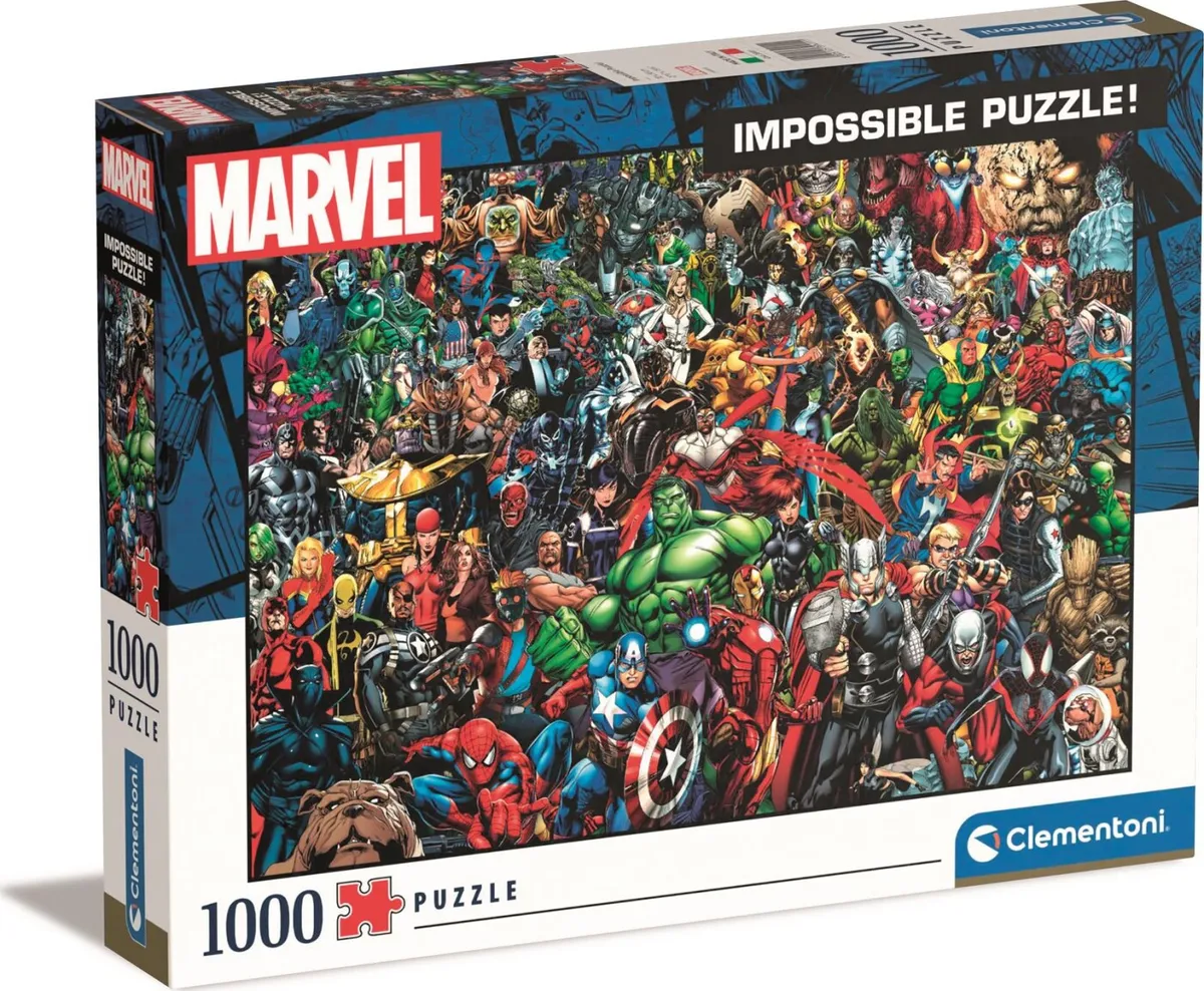 Marvel Puslespil - 1000 Brikker - Clementoni - Impossible