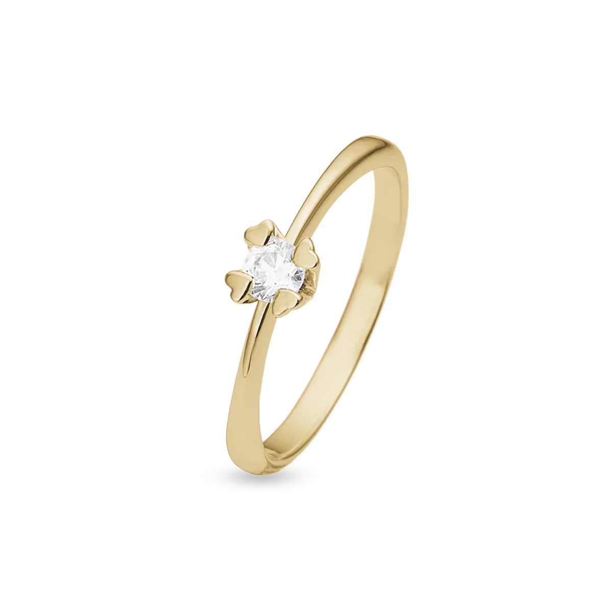 MARY Ring 14K LG DIAM 0,25CT W/VS - 50