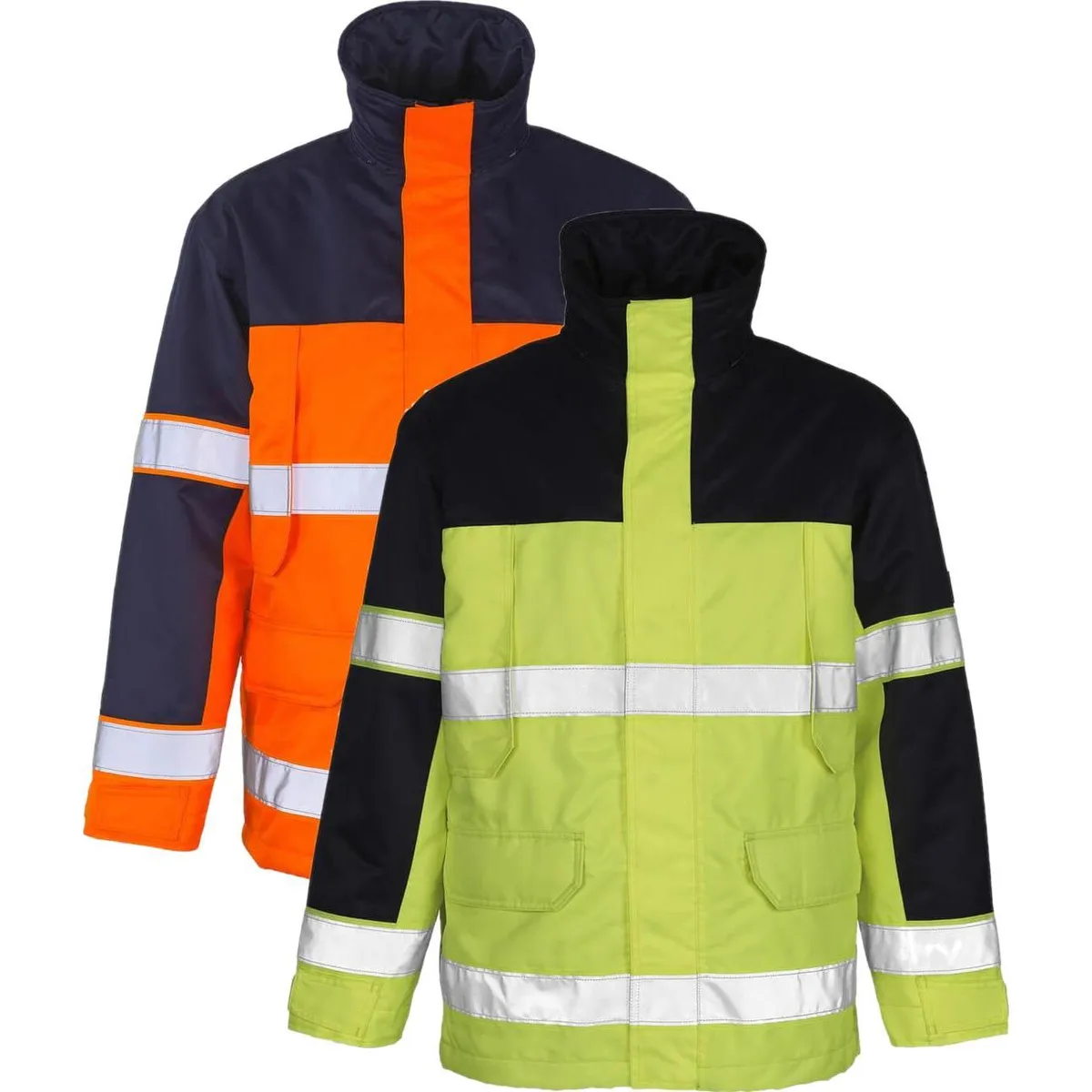 Mascot 00930-880 Safe image Savona Parka hi-vis orange/marine 3XL