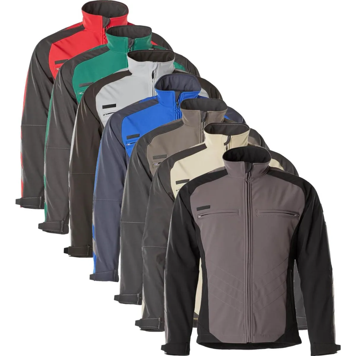 Mascot 12002-149 Unique Dresden Softshell jakke mørk antracit/sort 2XL