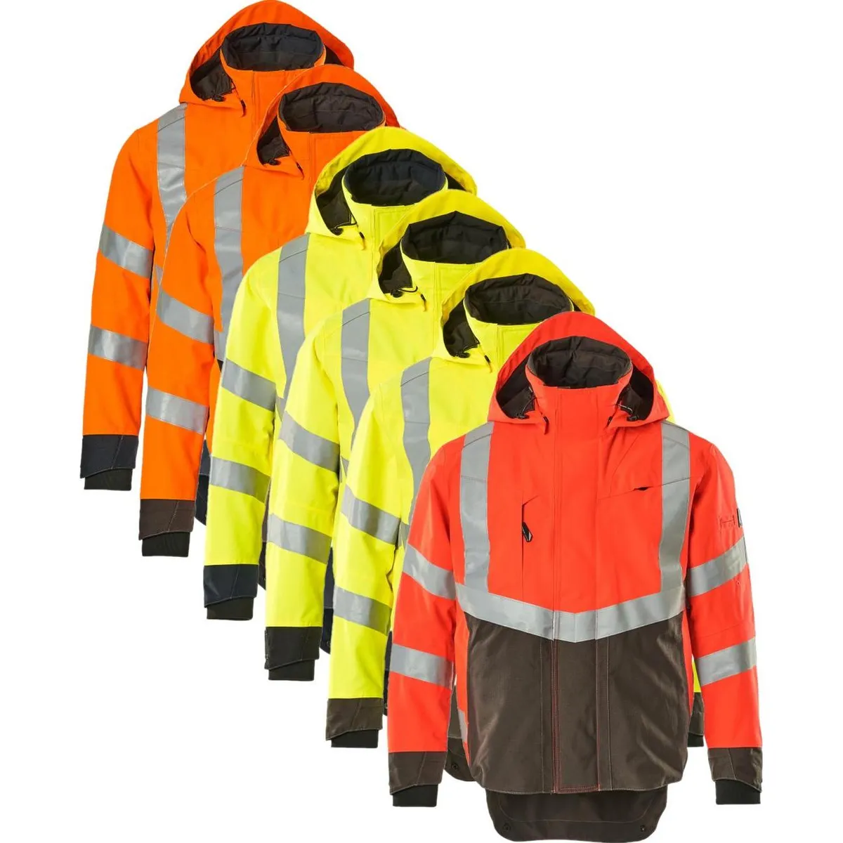 Mascot 15501-231 Safe supreme Harlow Skaljakke hi-vis gul/mørk marine 2XL