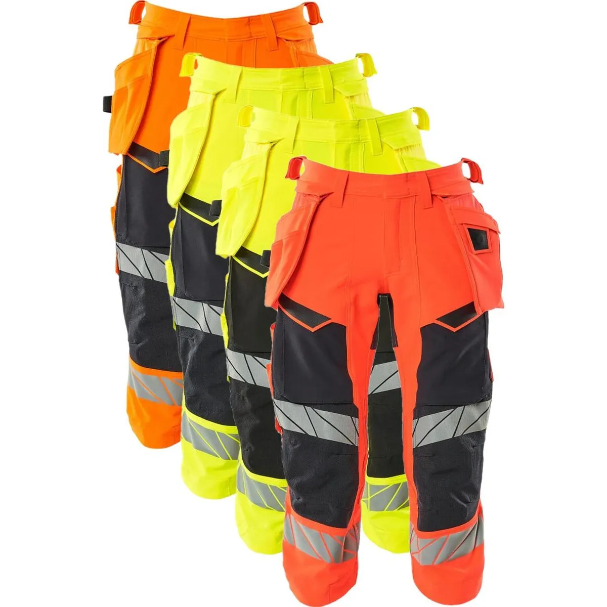 Mascot 19049-711 Accelerate safe Knickers med hængelommer hi-vis gul/mørk marine C44