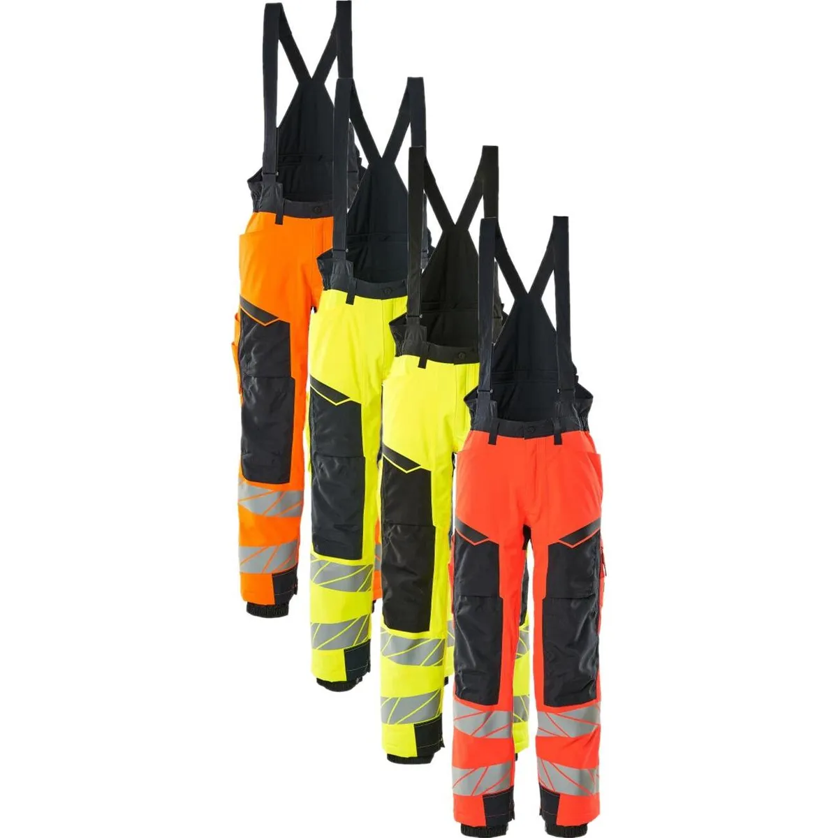 Mascot 19090-449 Accelerate safe Vinterbukser hi-vis gul/mørk marine L