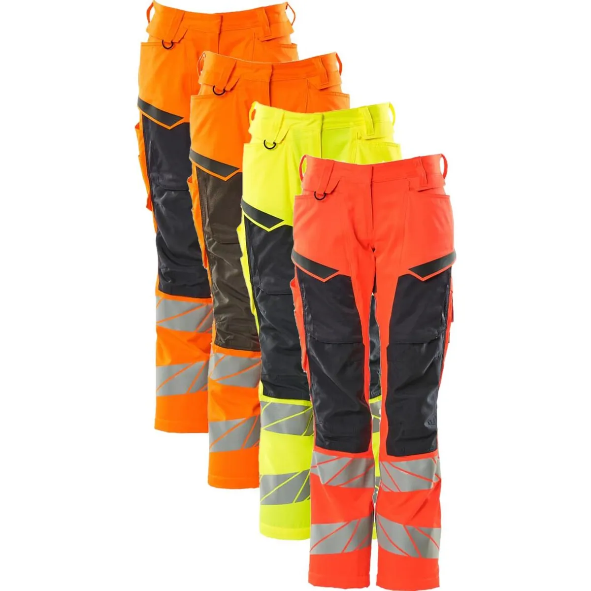 Mascot 19578-236 Accelerate safe Bukser med knælommer hi-vis orange/mørk antracit 76C42