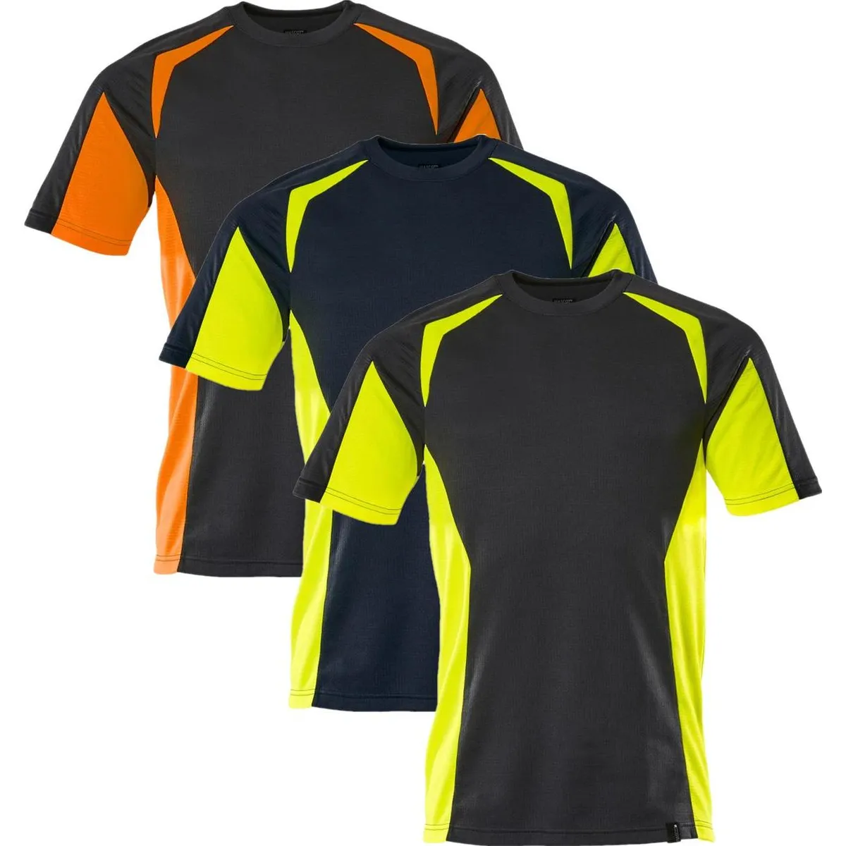 Mascot 22082-771 Accelerate safe T-shirt mørk marine/hi-vis orange 5XL