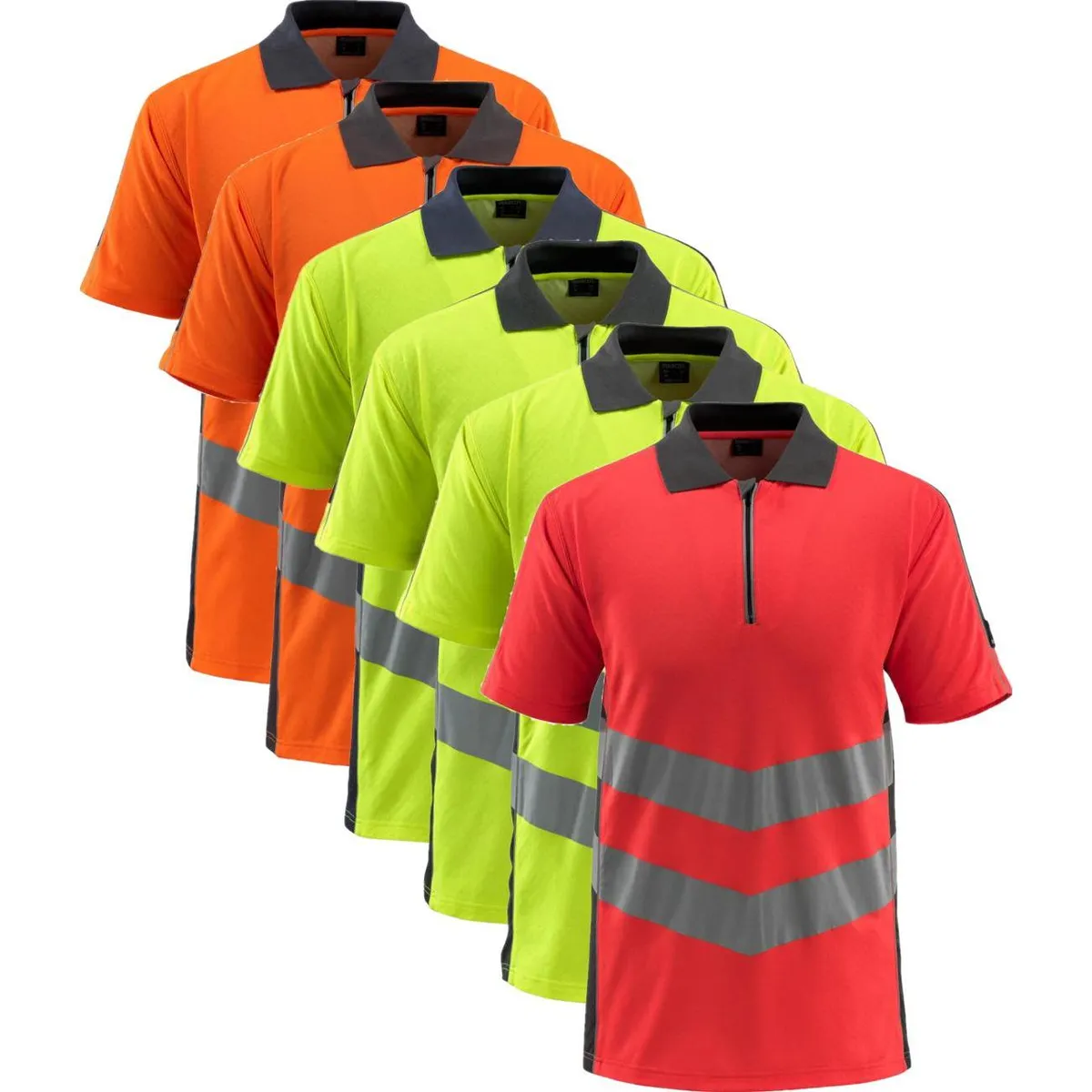 Mascot 50130-933 Safe supreme Murton Poloshirt hi-vis gul/mørk antracit S