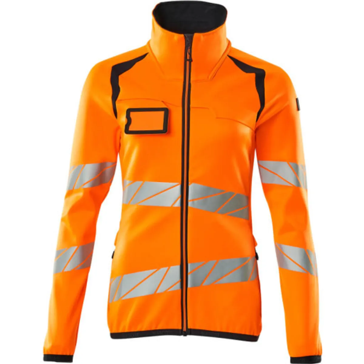 Mascot dame fleecetrøje 19153, High-Vis kl.2 orange/marine, 3XL