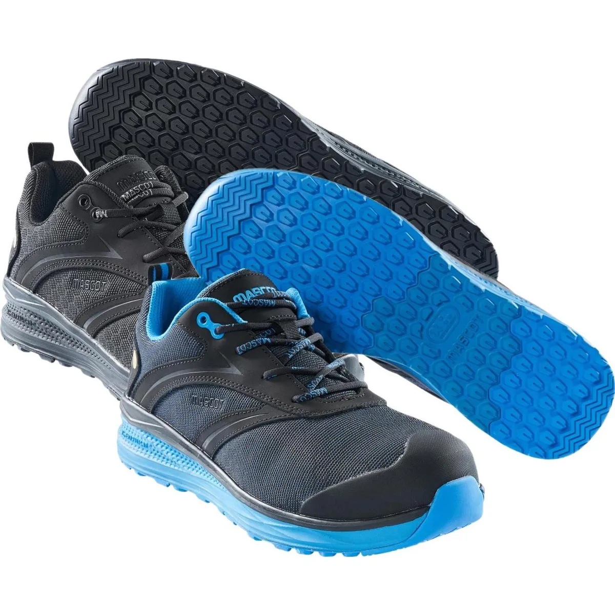 Mascot F0250-909 Footwear carbon Sikkerhedssko sort/kobolt 1040