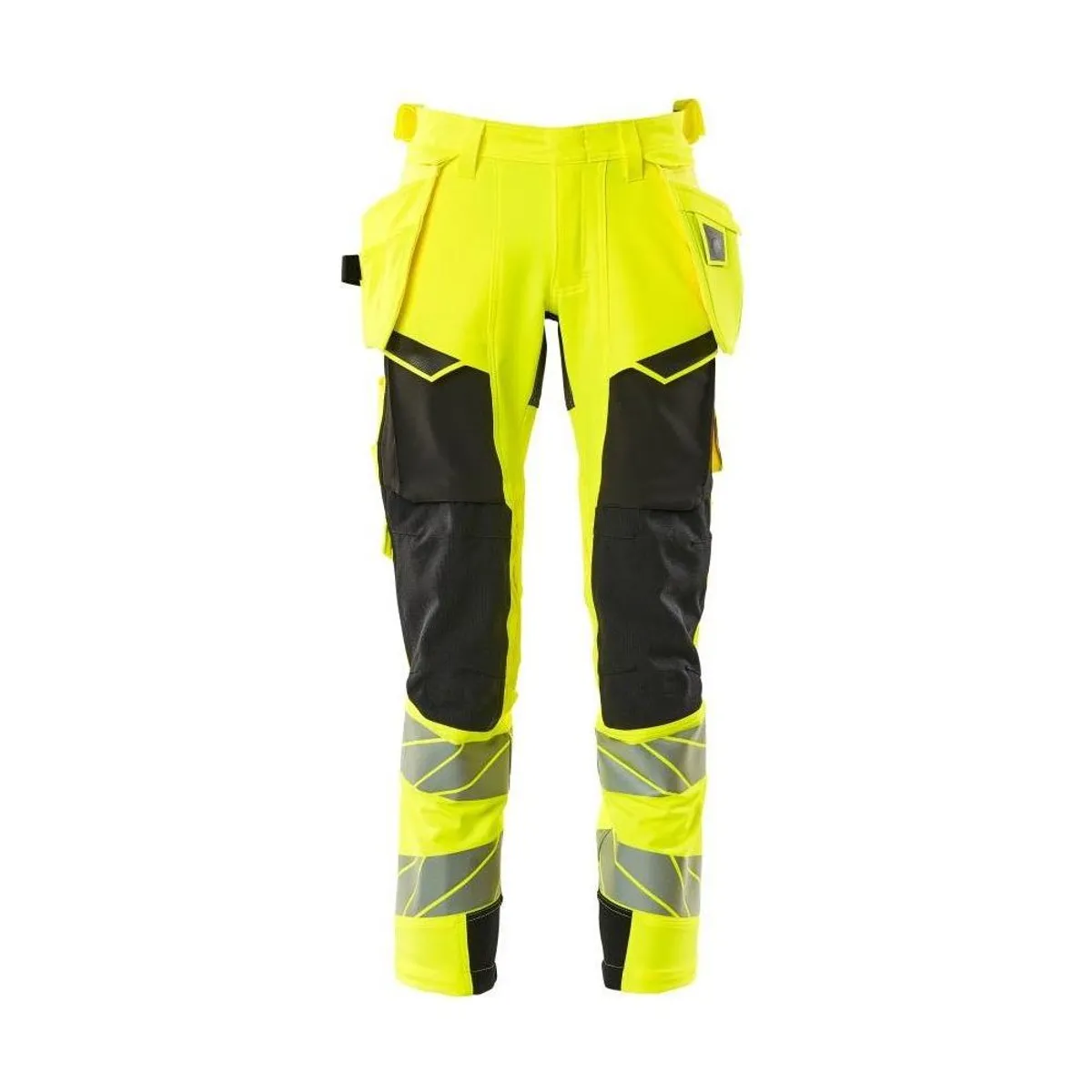 Mascot®Accelerate Safe håndværkerbukser hængelommer 19031-711-1709 Hi-Vis gul/sort