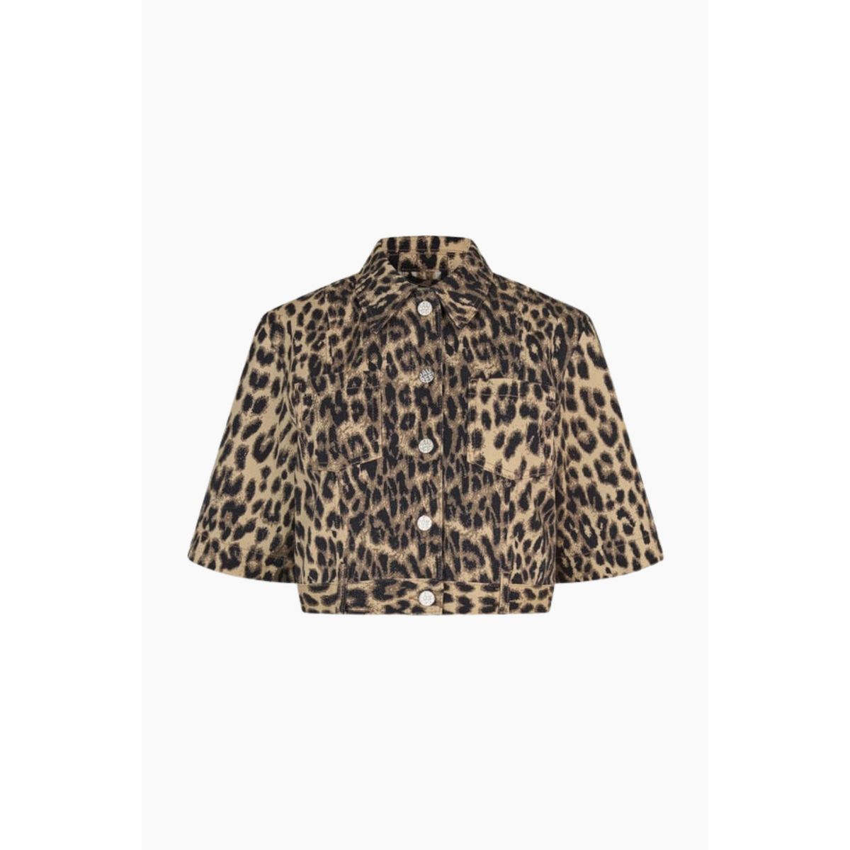 Masja Shirt - Brown Baum Leopard - Baum und Pferdgarten - Leopard L