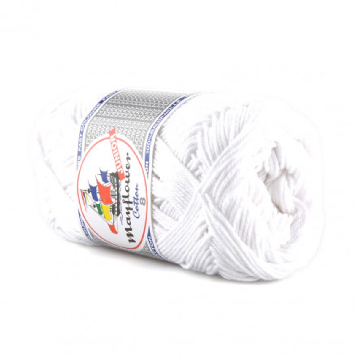 Mayflower Cotton 8/4 Garn 1402 Hvid