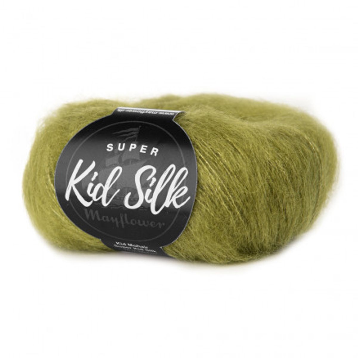 Mayflower Super Kid Silk Garn Unicolor 50 Pesto