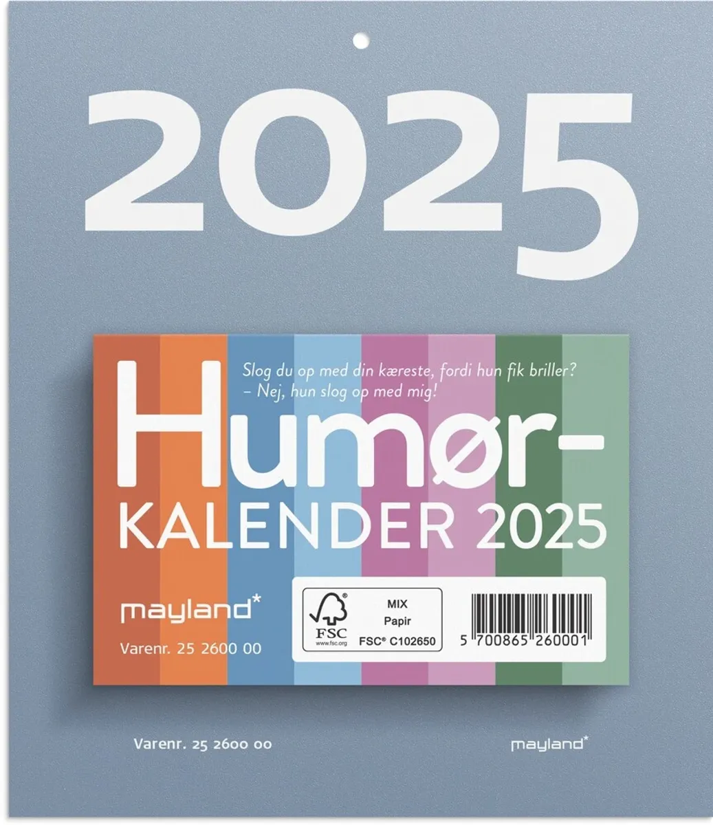 Mayland Afrivningskalender 2025 humør