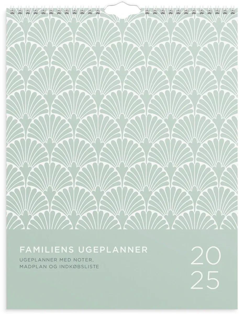 Mayland Familiekalender 2025 ugeplan m/lister