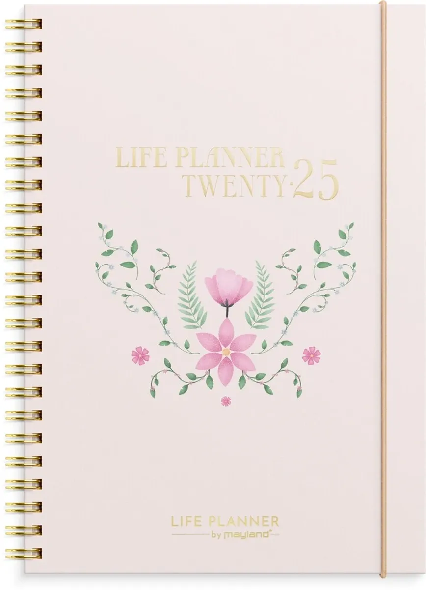 Mayland Life planner 2025 pink uge