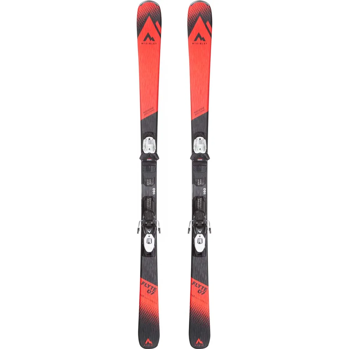 Mckinley Flyte 07 Ski - Incl. Gw Binding (Farve: Red Light/black, Størrelse: 168)