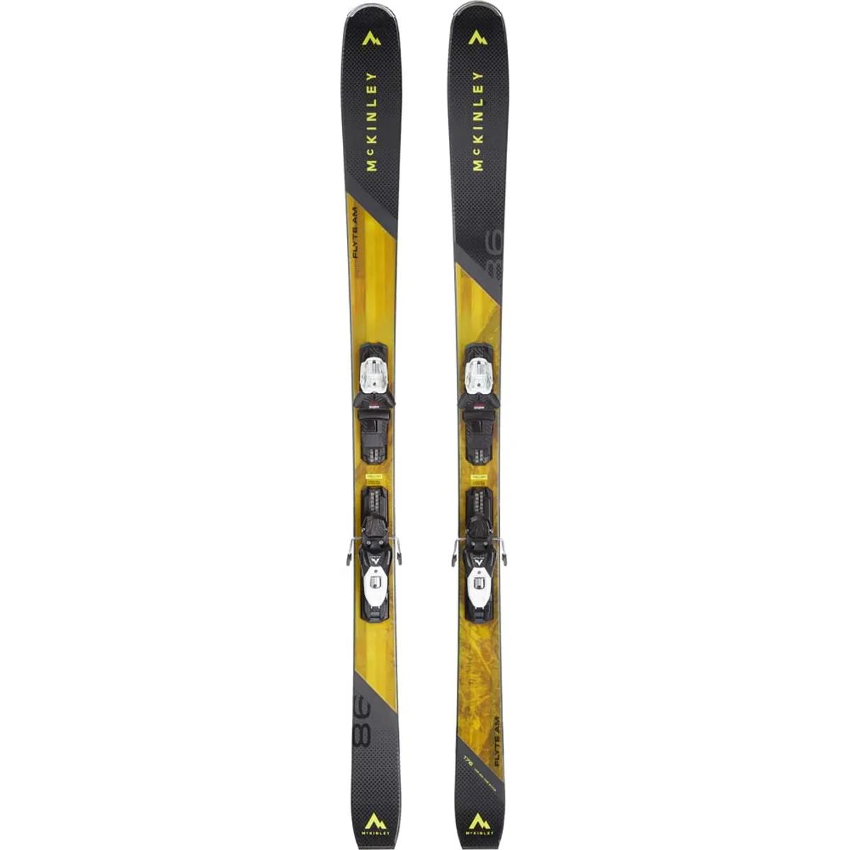 Mckinley Flyte Am 86 Alpine Ski - Incl. Gw Binding (Farve: Sort, Størrelse: 152)