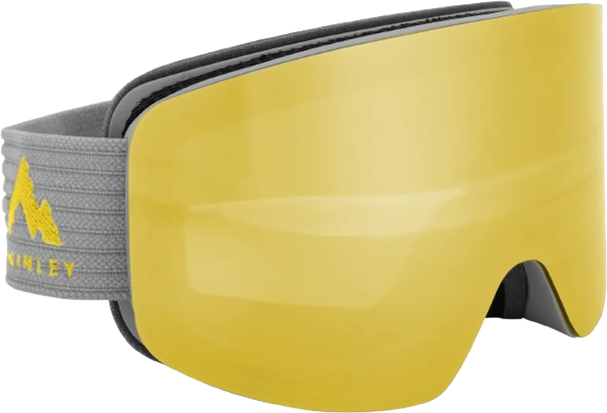 Mckinley Flyte Magnetic Skibrille (Farve: Grey/yellow, Størrelse: Senior)