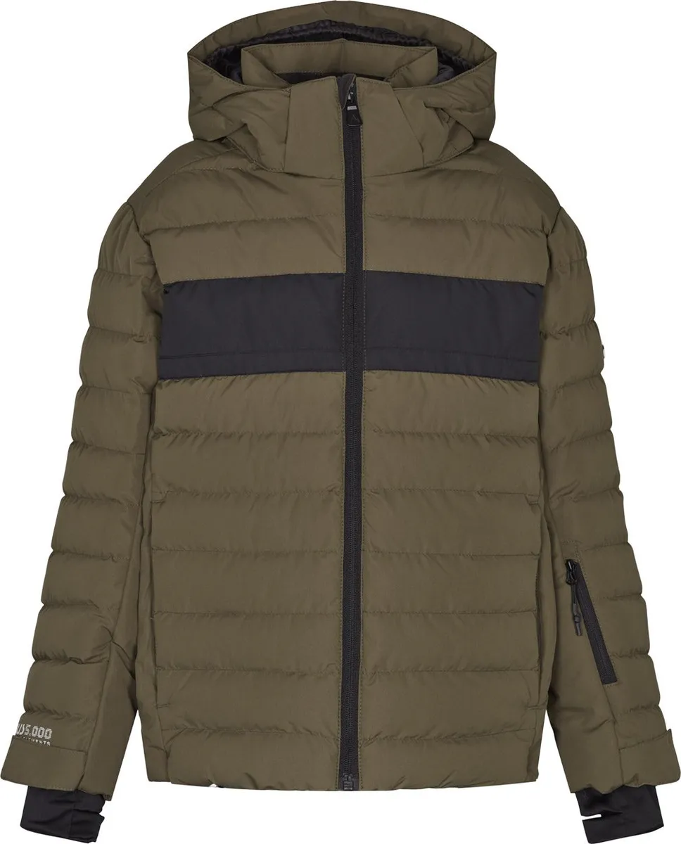 Mckinley Jackie Jacket Børn (Farve: Olive Night/blåck, Størrelse: 116)