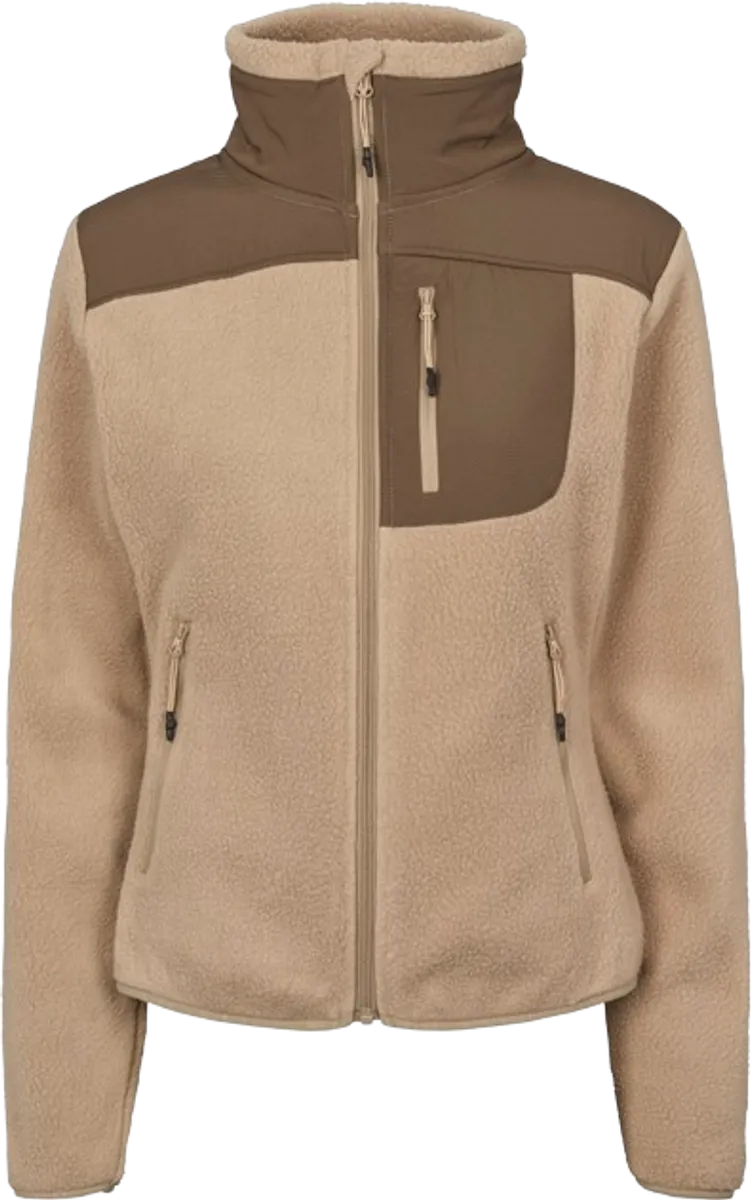 Mckinley Nomis Pile Fleece Jacket Dame (Farve: Brun, Størrelse: 2xl)