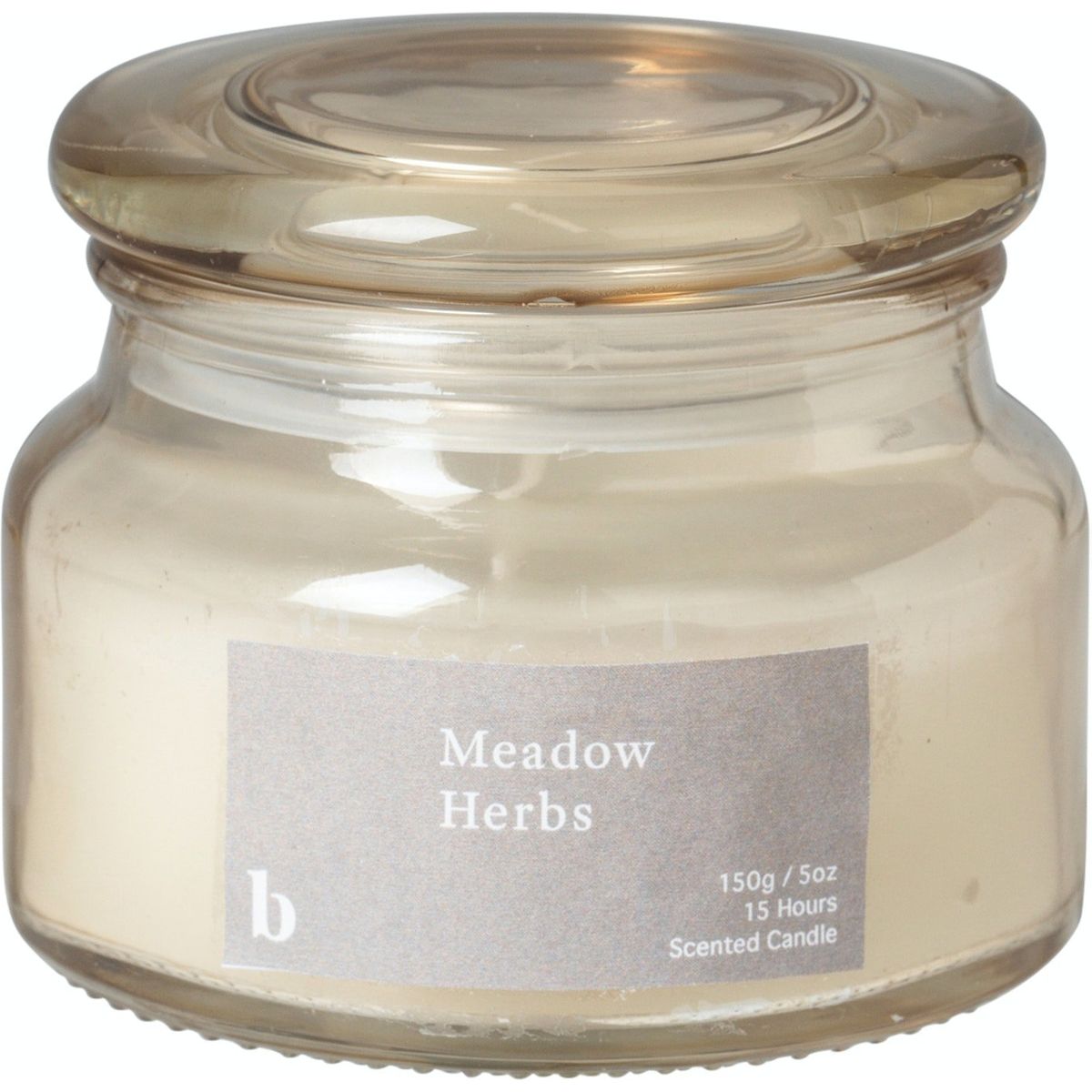 Meadow herbs, Duftlys, H10x8 cm, paraffinvoks