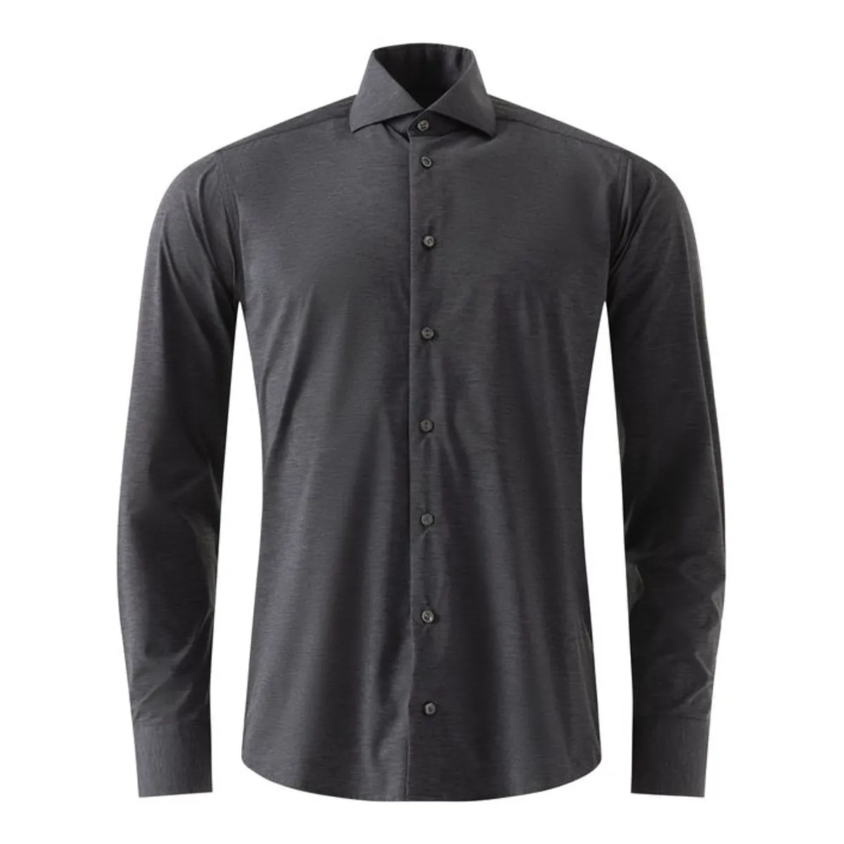 Melange Four-Way Stretch Shirt