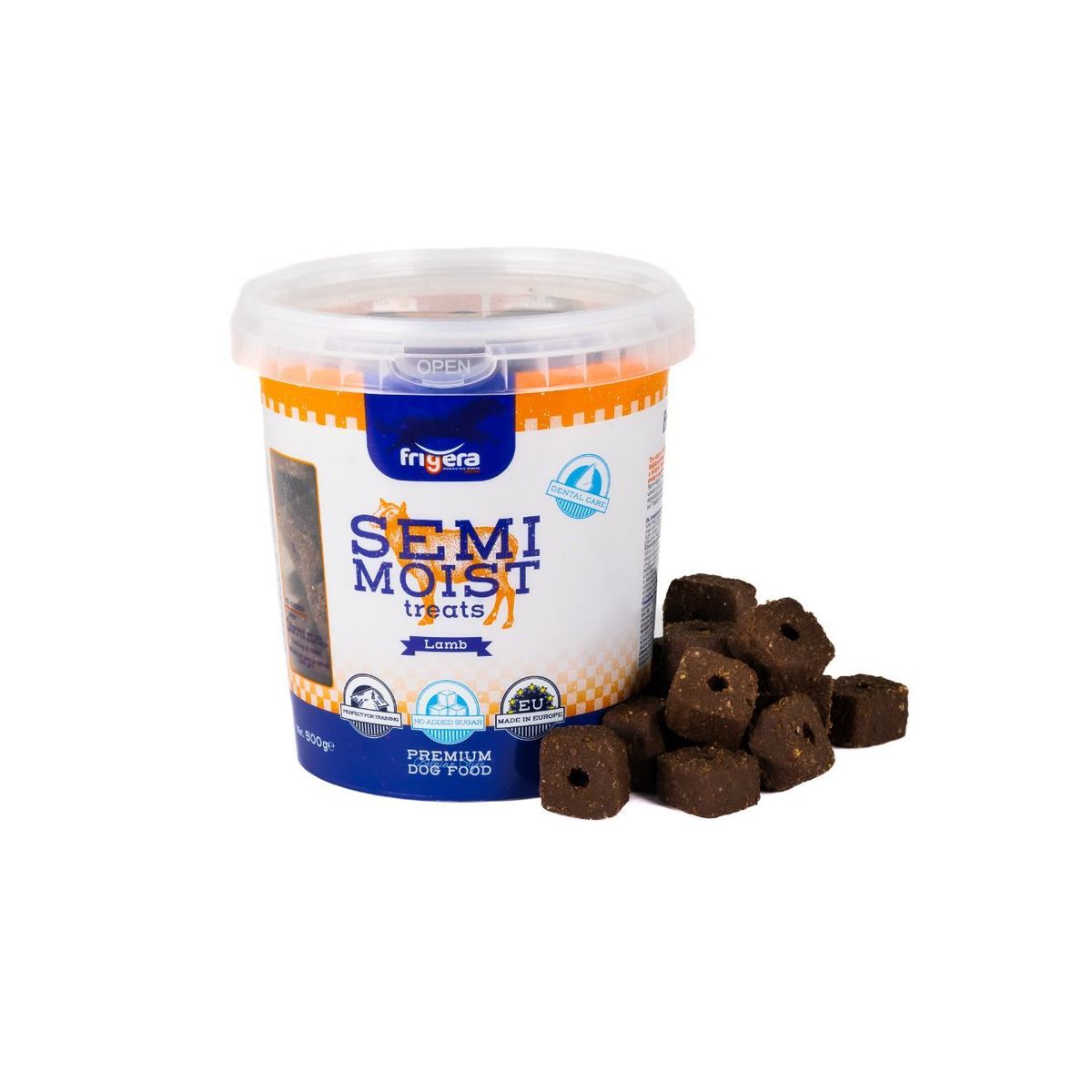 Meldgaard - Frigera Semi-Moist Treats Lam 500g - Hundegodbidder