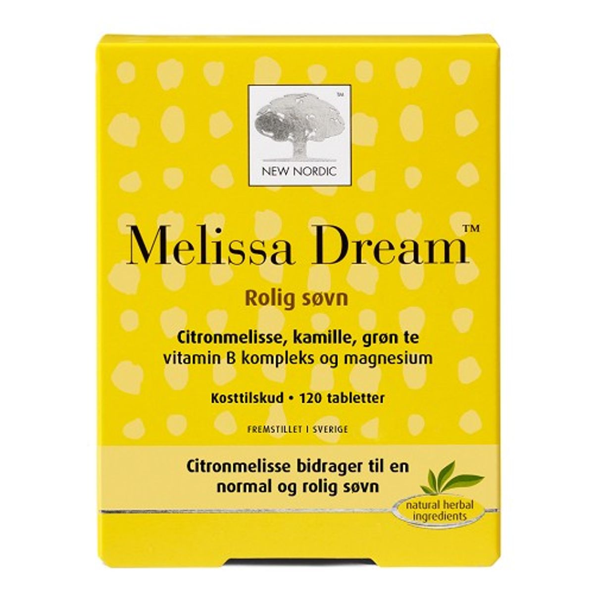 Melissa Dream - 120 tab - New Nordic