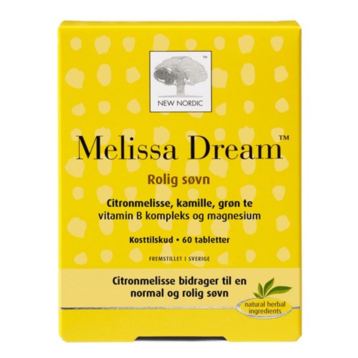 Melissa Dream - 60 tab - New Nordic