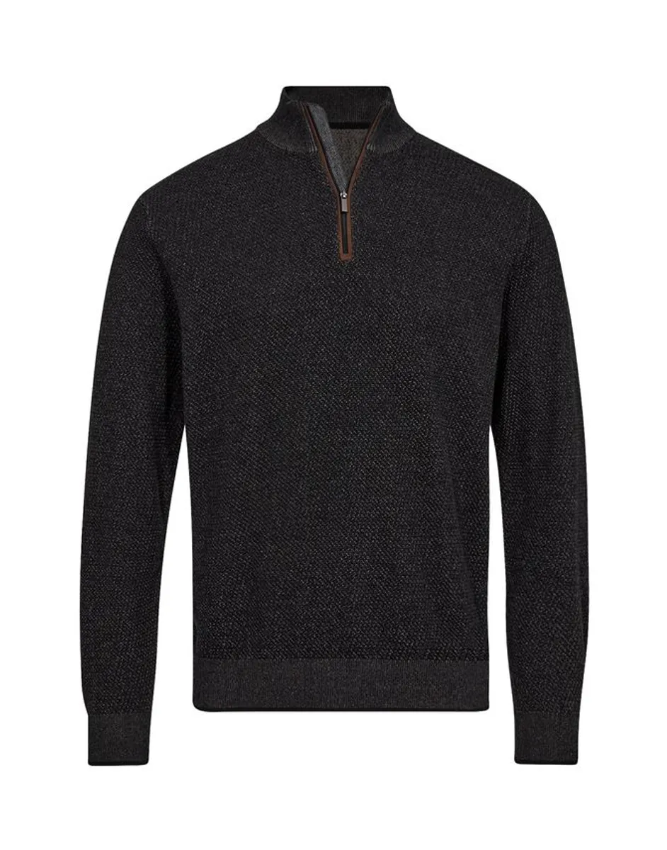 Mens half zip modern fit